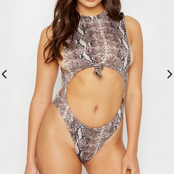 Frankie's Bikinis Other - Frankie’s Bikini’s Belle snakeskin one piece